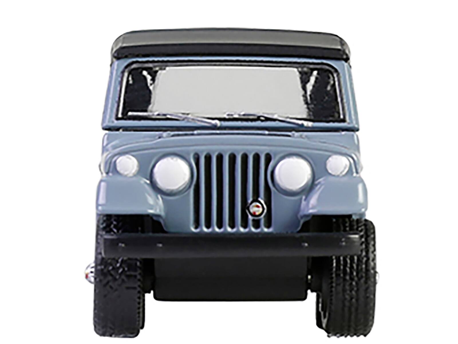 Alt View 4. Greenlight - 1968 Jeep Jeepster Commando SC-1 Gray w/Black and Top with Trailer, Canoe Rack, and Kayak 1/64 Model Cars by Greenlight.