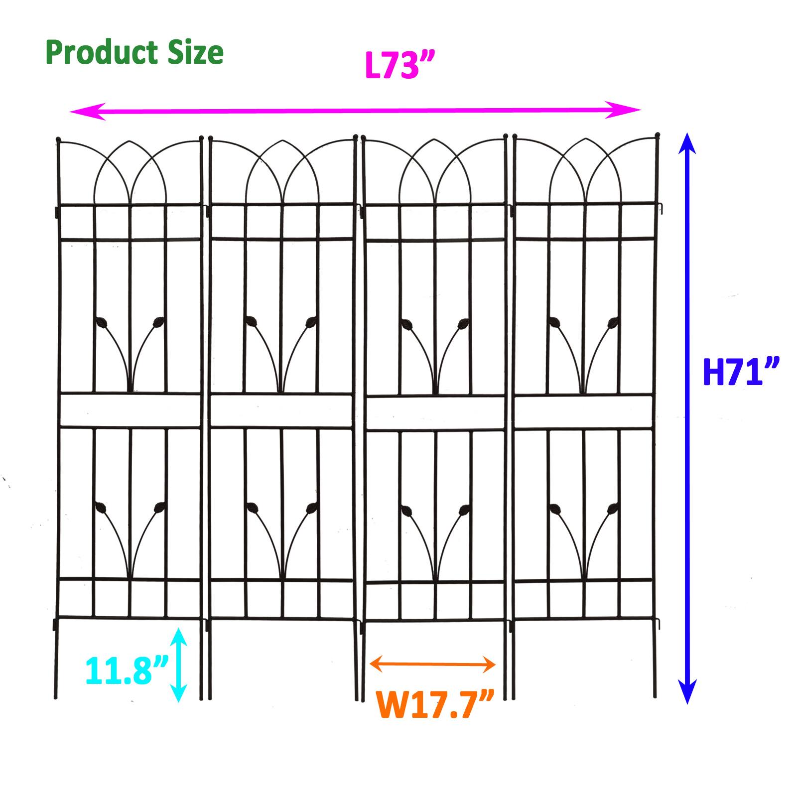 Product Size: L73" H71" W17.7" D11.8"
