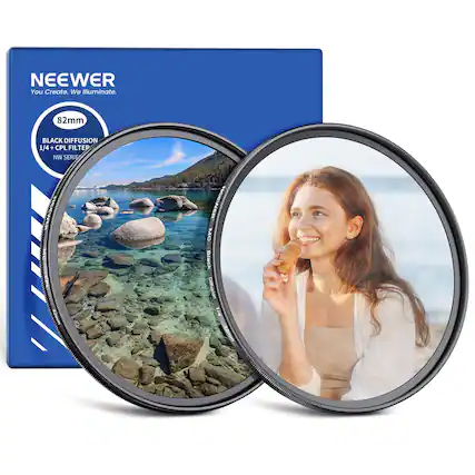 NEEWER
You Create. We Illuminate.
82mm BLACK DIFFUSION 1/4 + CPL FILTER NW SERIES