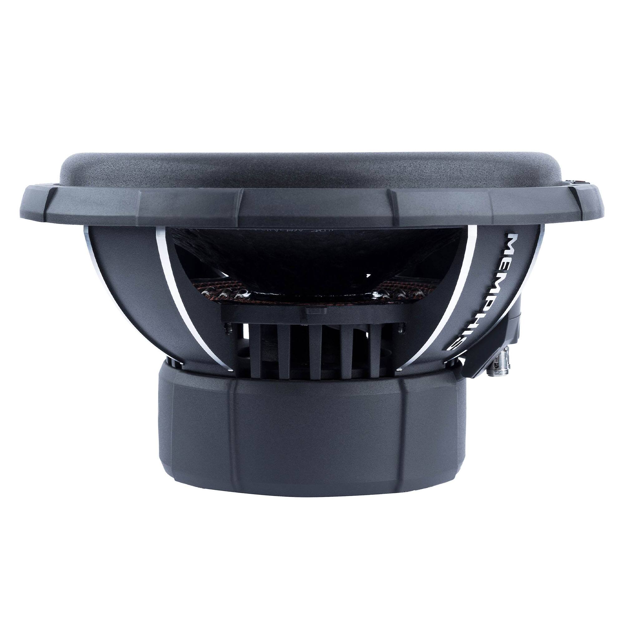 Alt View 1. Memphis Car Audio - Memphis Audio MJP1244 MOJO Pro Series 12" Component Subwoofer with Dual 4-ohm Voice Coils - Black/Gray.