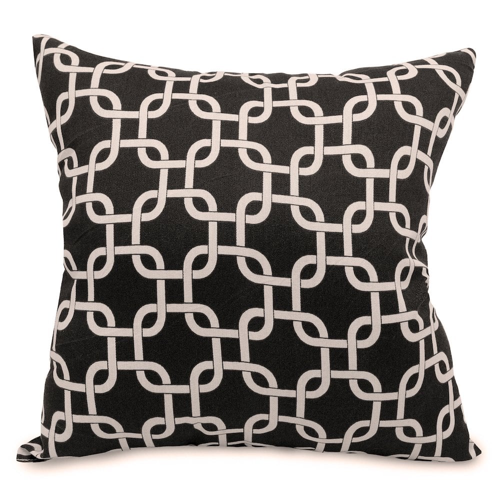 Majestic Home - Pillow 20x20 Links - Black