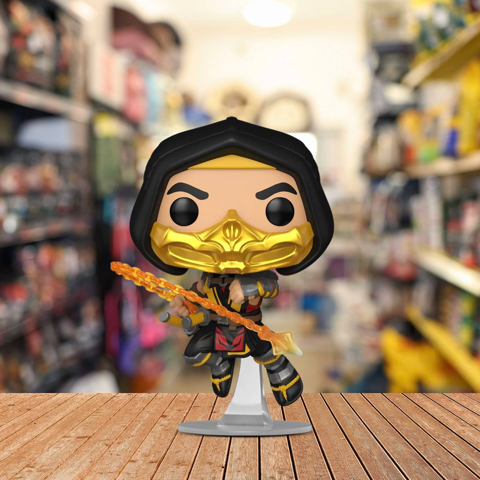 Alt View 2. Funko - FUNKO POP! Games: Mortal Kombat 11 Fatality - Scorpion   - COLLECTIBLES - Multicolor.
