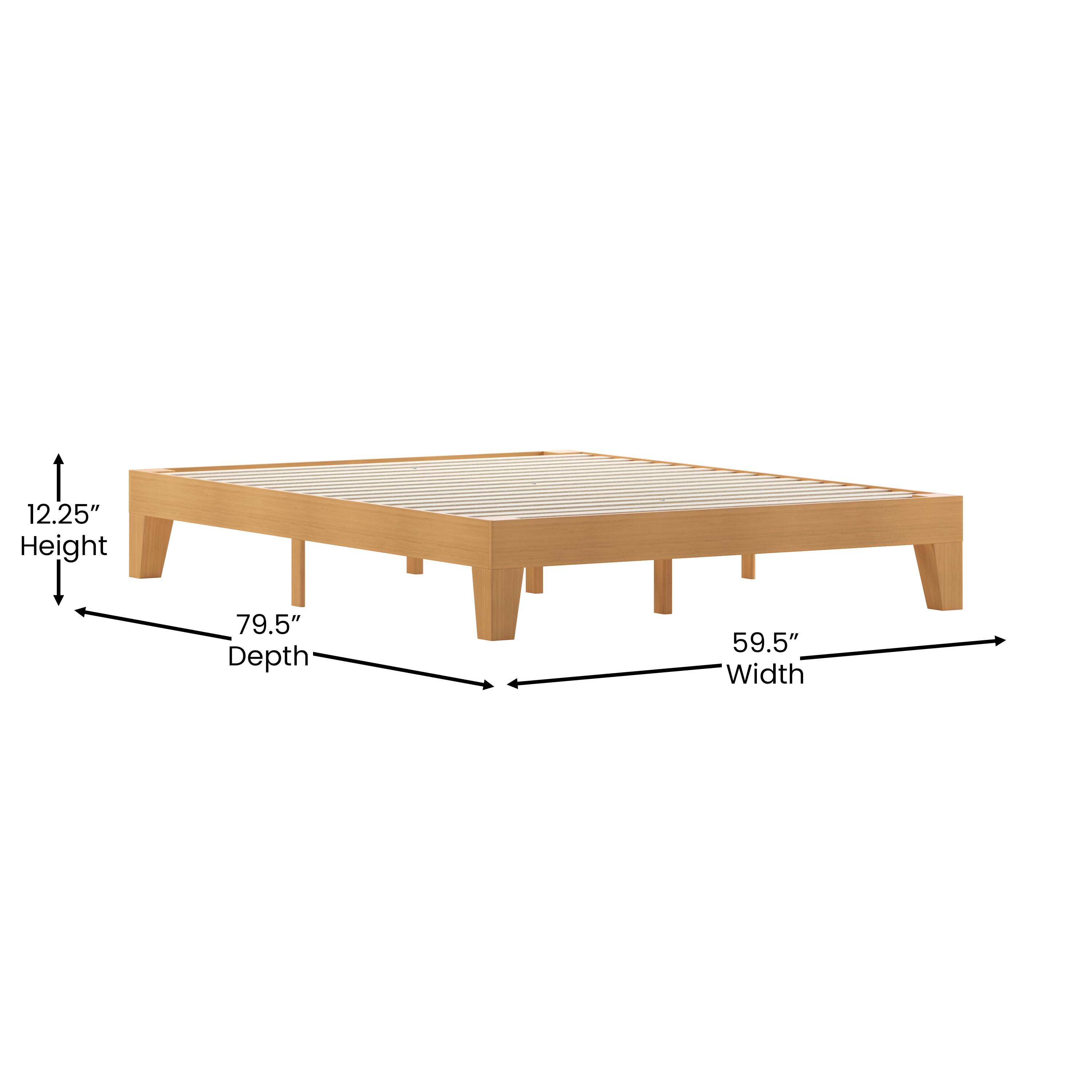 12.25" Height  
79.5" Depth  
59.5" Width