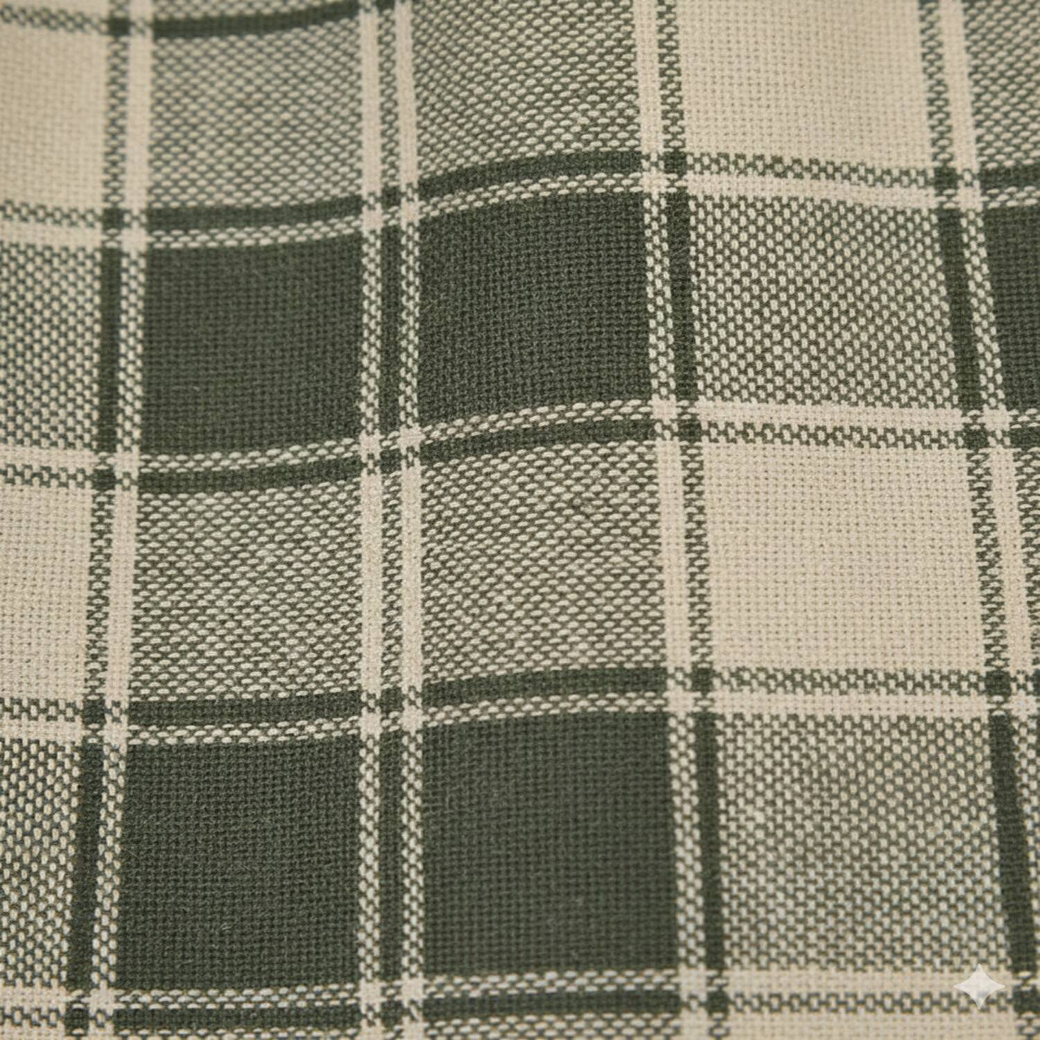 Left. Ellis Curtain - ELLIS 50% Polyester 50% Cotton Country Check Tailored With 1.5" Rod Pocket Valance 58" x 15" Mist - Mist.
