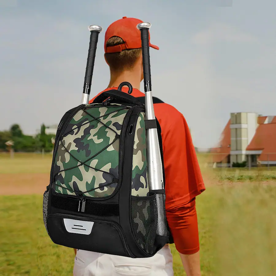 Cozy Serene Baseball Bag Bat Backpack For T ball Softball Equipment ...