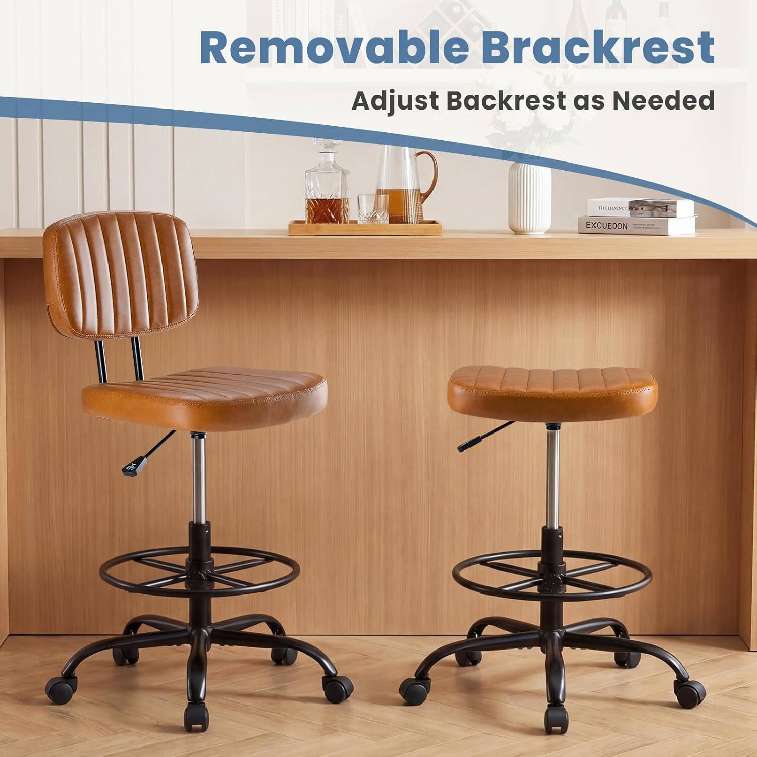 Removable Brackrest  
Adjust Backrest as Needed  
EXCUEOON