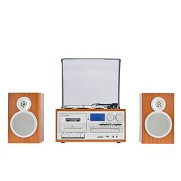 Victor - Wells 8-in-One Turntable Music Center with AudioStream™