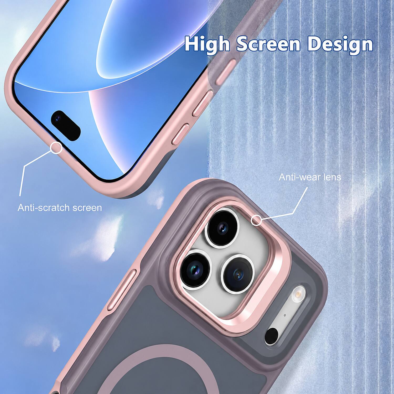 UUCOVER Magnetic Case for Apple iPhone 17 Pro Max,Shockproof TPU+PC ...
