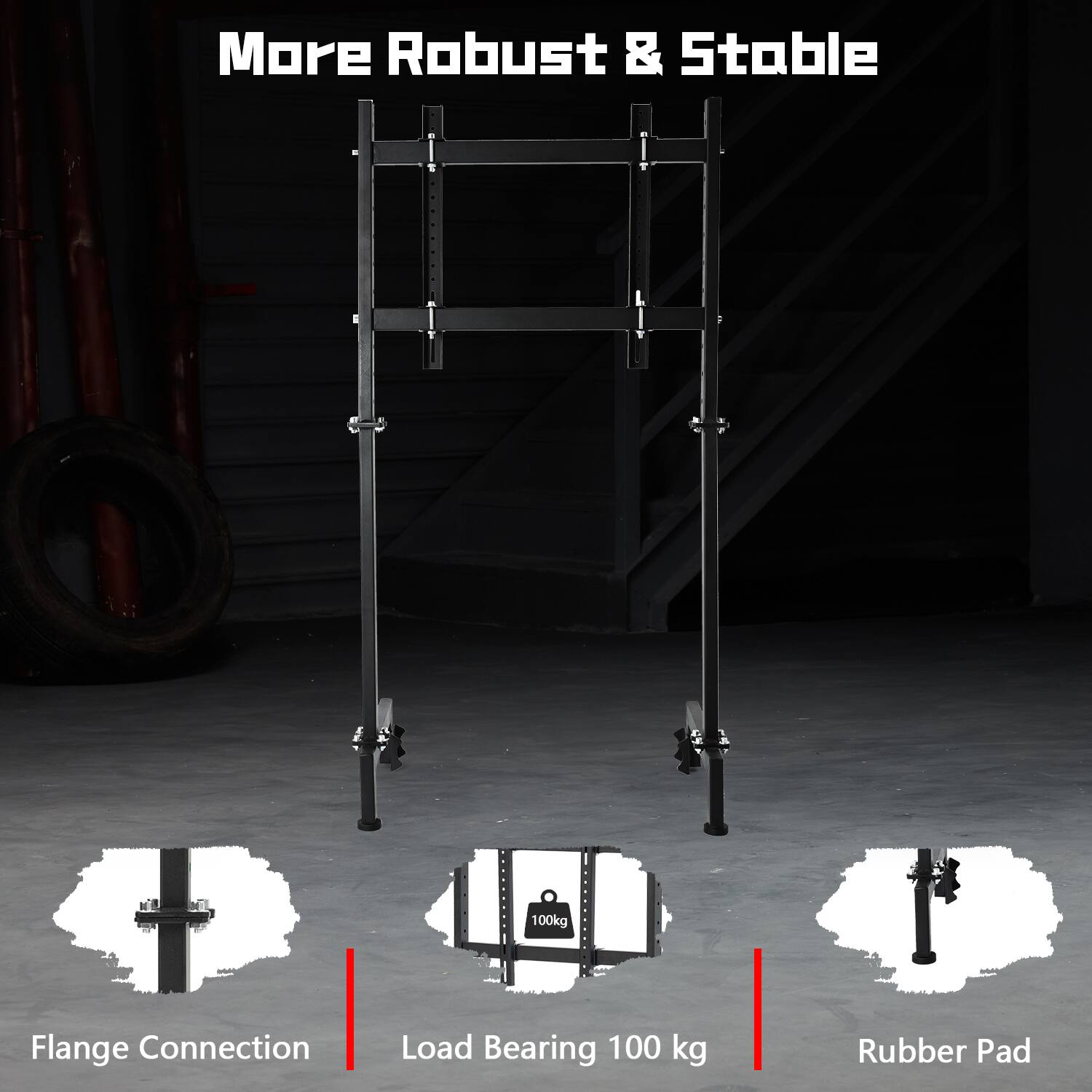 More Robust & Stable

100kg

IRT

Flange Connection

Load Bearing 100 kg

Rubber Pad