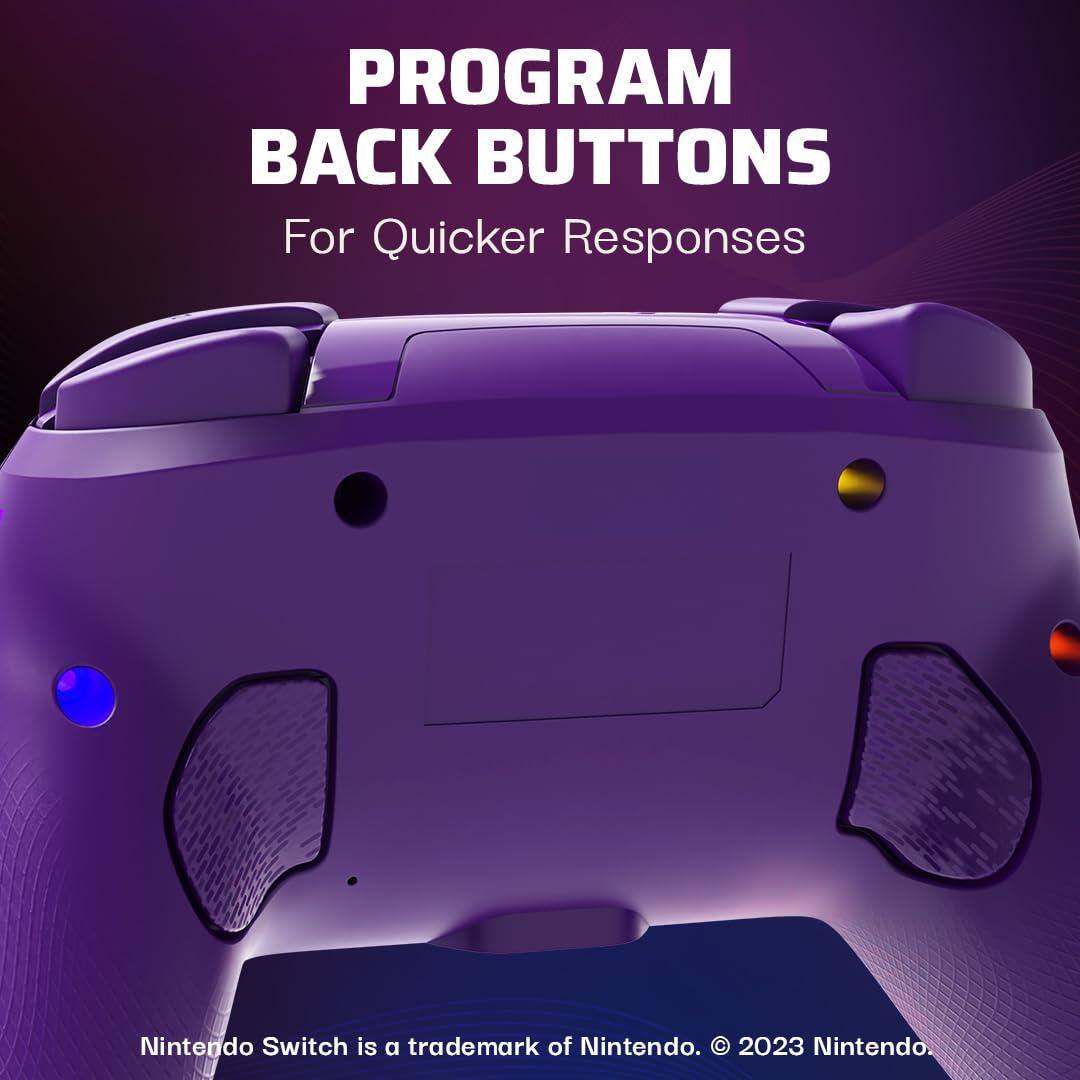 PROGRAM BACK BUTTONS  
For Quicker Responses  

Nintendo Switch is a trademark of Nintendo. © 2023 Nintendo.