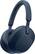 Front. Sony - WH-1000XM5 Wireless Noise Cancelling Over-the-Ear Headphones - Blue.