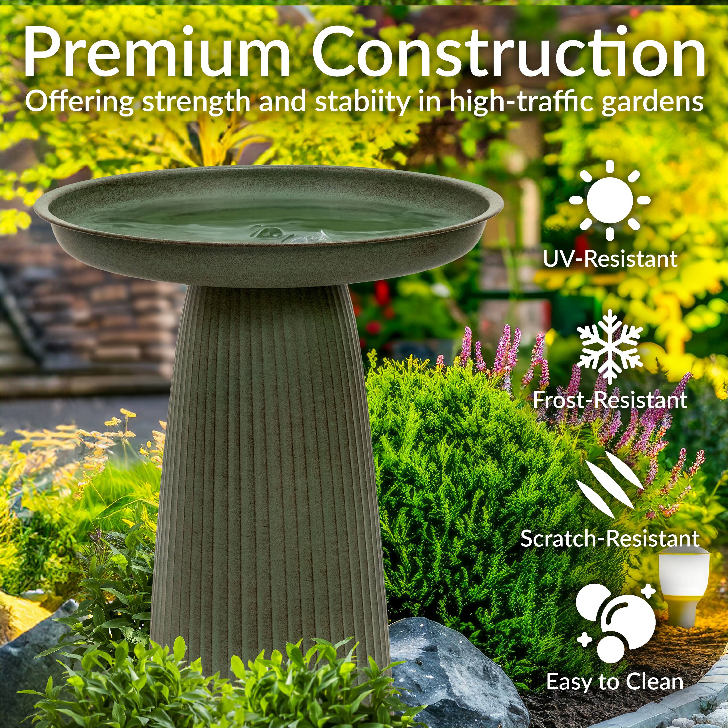 Premium Construction  
Offering strength and stability in high-traffic gardens  

- UV-Resistant  
- Frost-Resistant  
- Scratch-Resistant  
- Easy to Clean