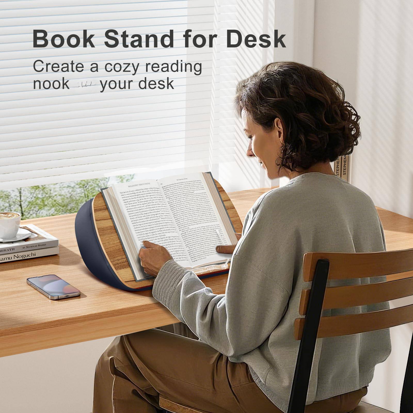 Book Stand for Desk

Create a cozy reading nook on your desk