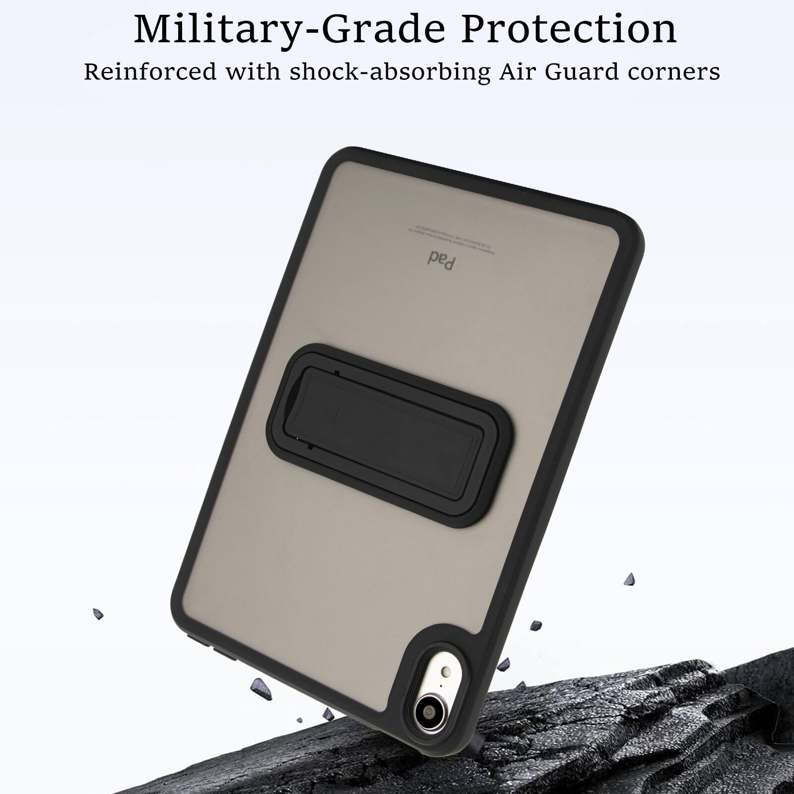 Military-Grade Protection  
Reinforced with shock-absorbing Air Guard corners