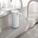 Alt View 5. simplehuman - 9 oz. rechargeable liquid sensor pump, high-grade white steel - White.