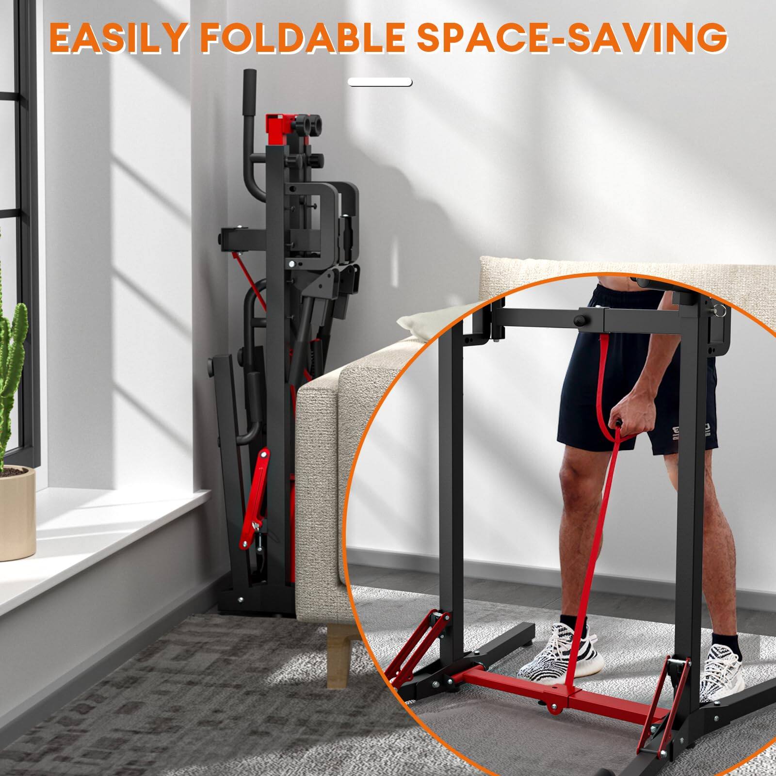 EASILY FOLDABLE SPACE-SAVING