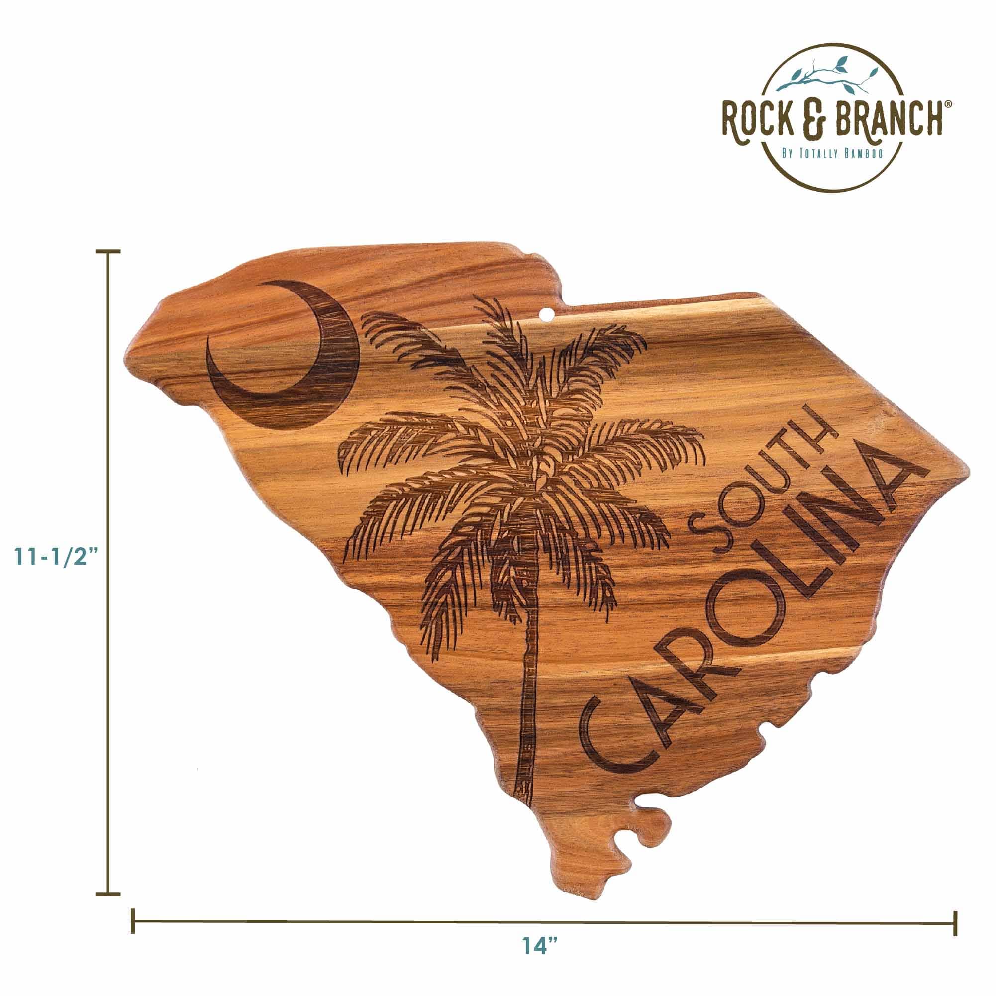 ROCK & BRANCH  
BY TOTALLY BAMBOO  

SOUTH CAROLINA  

11-1/2" x 14"