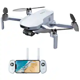 Potensic - ATOM GPS Drone with 4K 3-Axis Gimbal, 6 km Video Transmission, Visual Tracking - Standard Kit - White