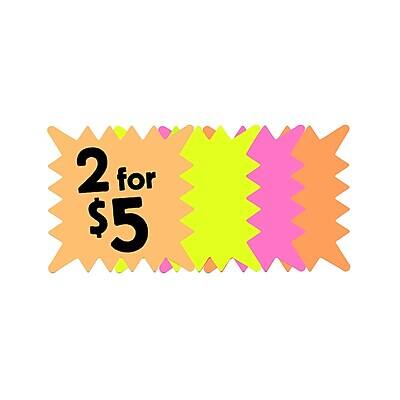 Alt View 1. Cosco - Indoor Promotional Signs, 5.2" x 5.2", 48/Pack - Assorted Colors.