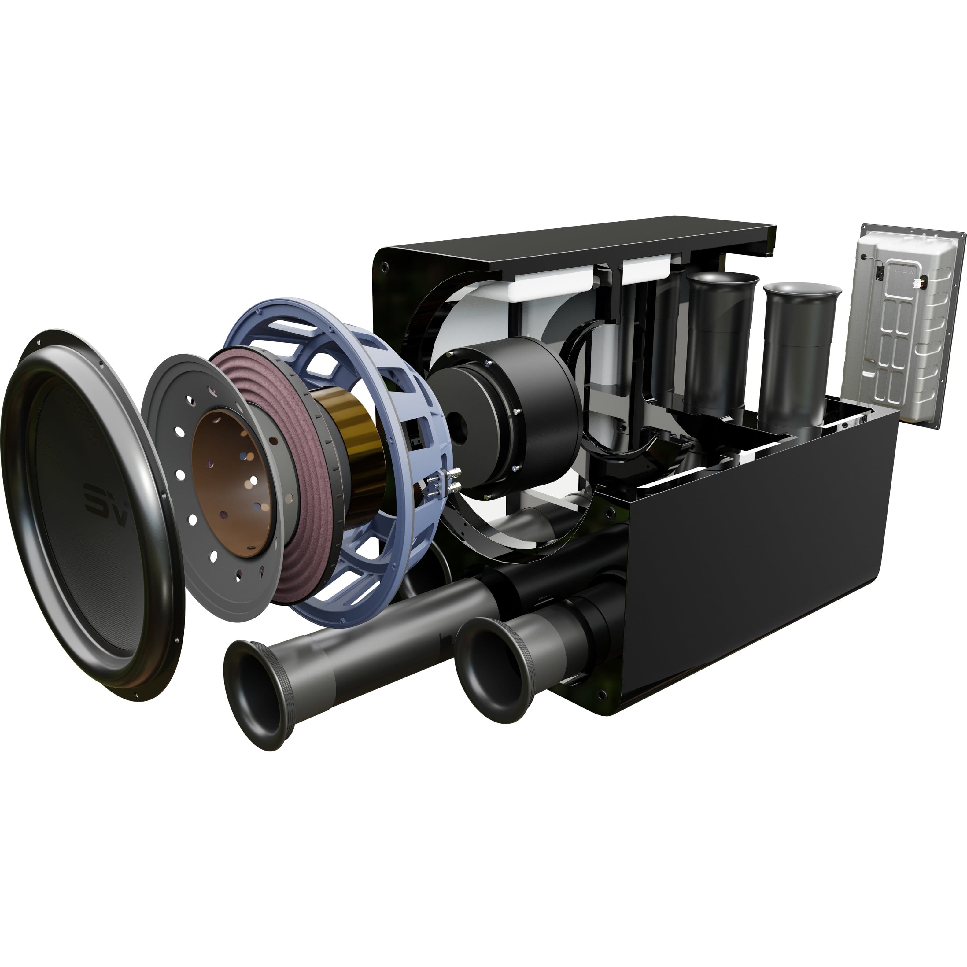 Alt View 16. SVS - PB17-Ultra R|Evolution 17" Powered Subwoofer - Piano Gloss Black.