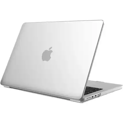 Front. Kitcheniva - Slim Hard Shell Case For MacBook Pro 14 Inch A3112 Laptop Frost Clear - Frost Clear.