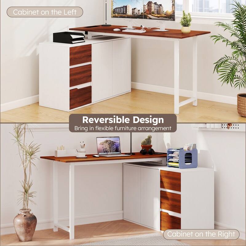 Cabinet on the Left  
Reversible Design  
Bring in flexible furniture arrangement  
Cabinet on the Right
