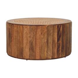 Artisan Furniture - Solid Wood Rivera Rattan Coffee Table - Brown