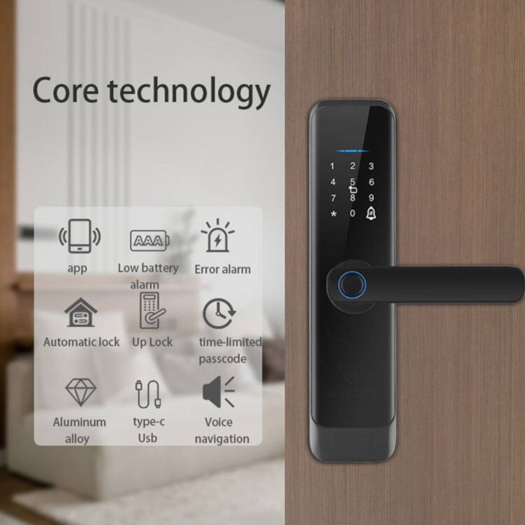 Core technology

- App
- Low battery alarm
- Error alarm
- Automatic lock
- Up lock
- Time-limited passcode
- Aluminum alloy
- Type-C USB
- Voice navigation