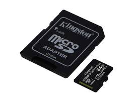 Kingston - Canvas Select Plus MicroSD Card - 64GB - Black