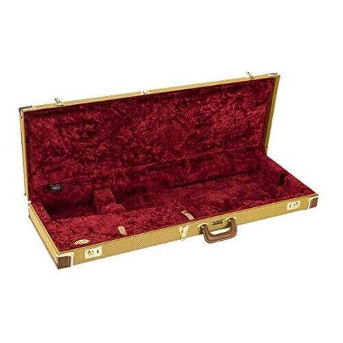 Left. Fender - Fender Classic Series Case for Statocaster/Telecaster - Tweed.