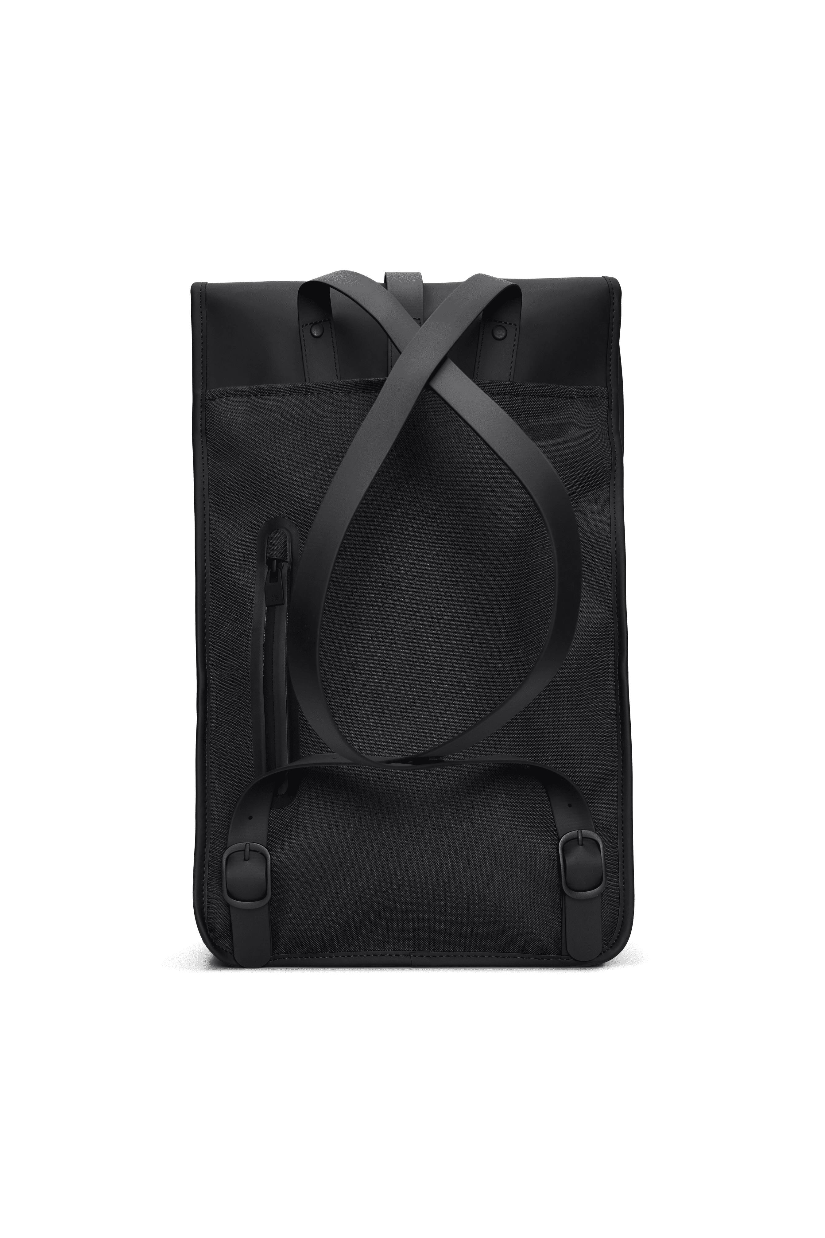 Angle. RAINS - Laptop Backpack - Black.