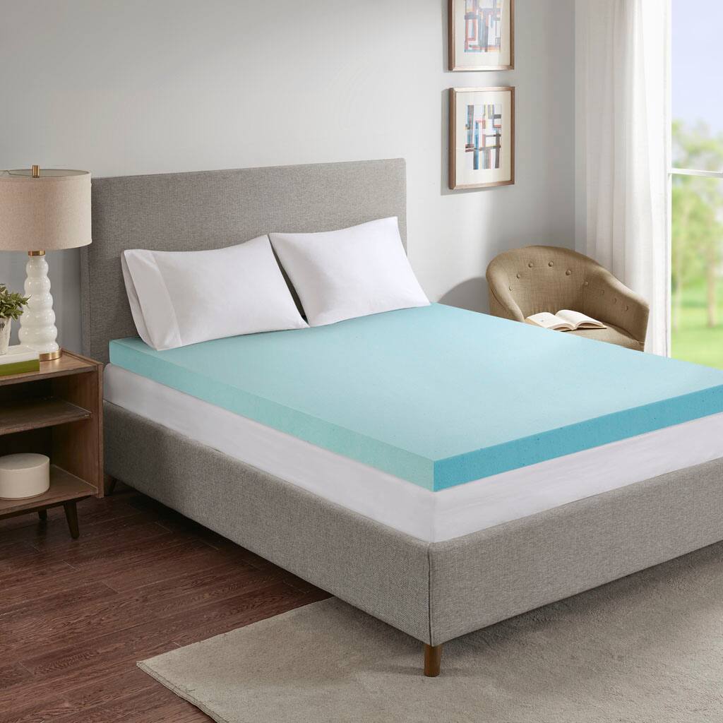 Alt View 8. Glintex - Plush Memory Foam Mattress Topper, Pressure Relief, Cooling and Hypoallergenic Design - White.
