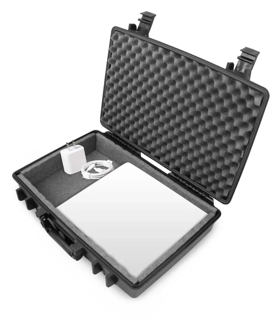 CASEMATIX - Waterproof Case for Starlink Mini Kit AC Dual Band Wi-Fi System, Kickstand and Accessories - Black