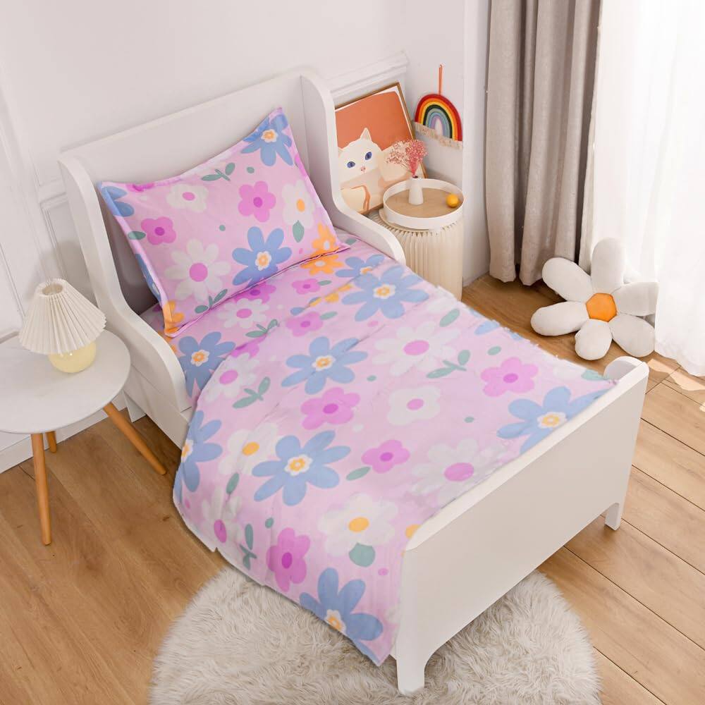 3pc Purple Flower Twin