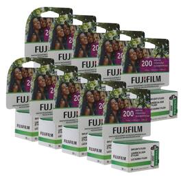 10x Fujifilm 200 Color Negative 35mm Film (36 Exposures) - Multi
