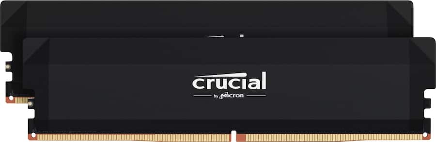 Crucial Pro Overclocking 32GB (2x16GB) DDR5 6000MHz C36 UDIMM Crucial Pro Overclocking 32GB (2x16GB) DDR5 6000MHz C36 UDIMM