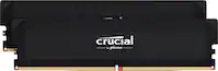 Crucial - Pro Overclocking 32GB (2x16GB) DDR5 6000MHz C36 UDIMM Desktop Memory - Black - Front_Zoom