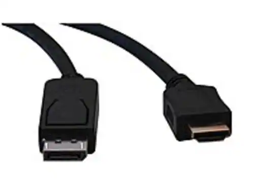 Front. Tripp Lite - Tripp Lite P582-006 6 Feet DisplayPort-Male to HDMI-Male Adapter Cable - Copper Conductor - Black - Black.
