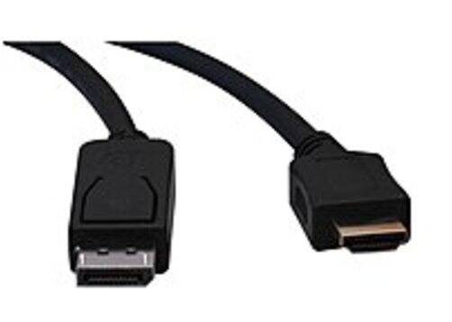 Tripp Lite - P582-006 6 Feet DisplayPort-Male to HDMI-Male Adapter Cable - Copper Conductor - Black