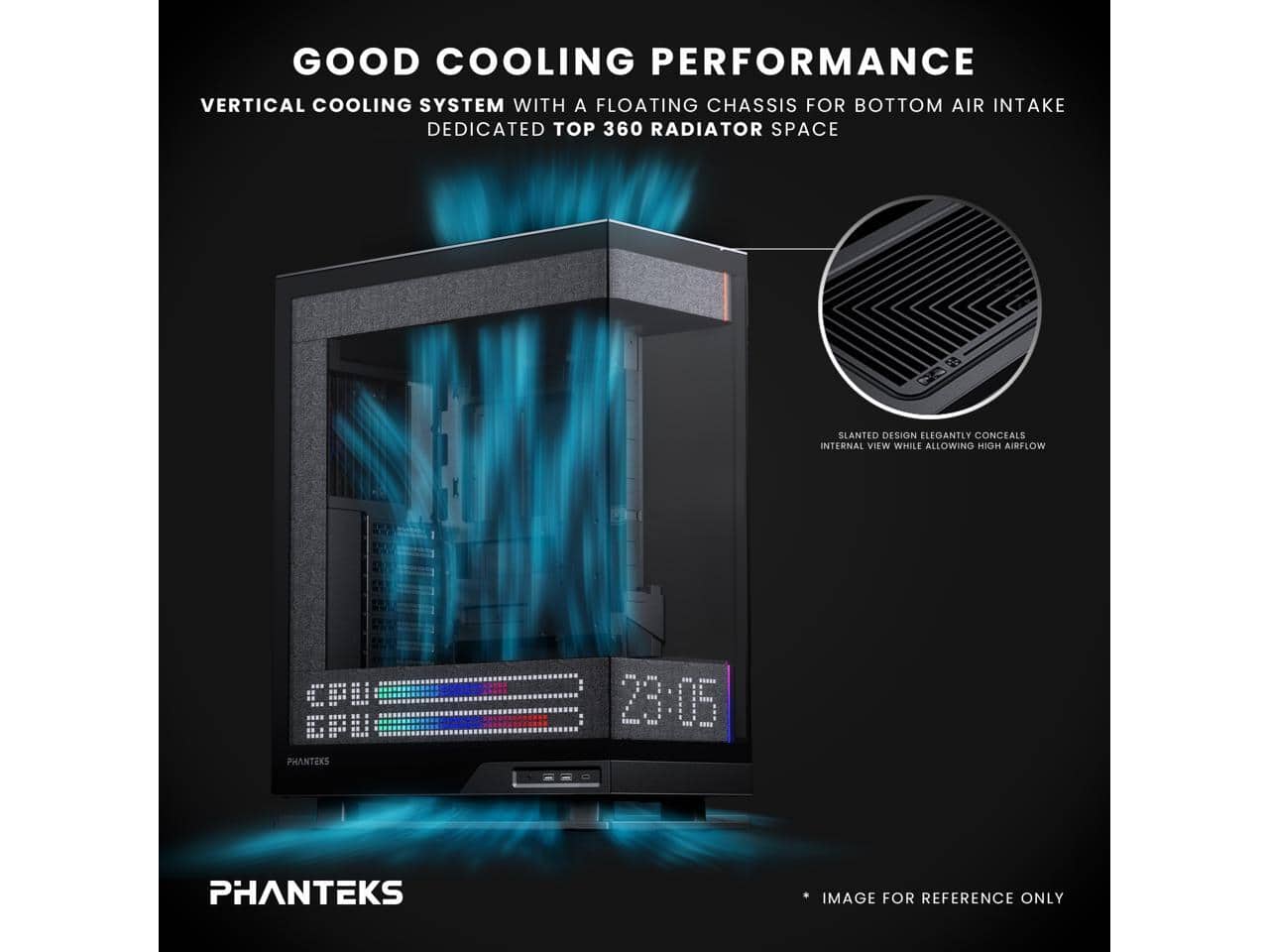 Phanteks Evolv X2 Matrix Mid Tower ATX Gaming Chassis Charcoal