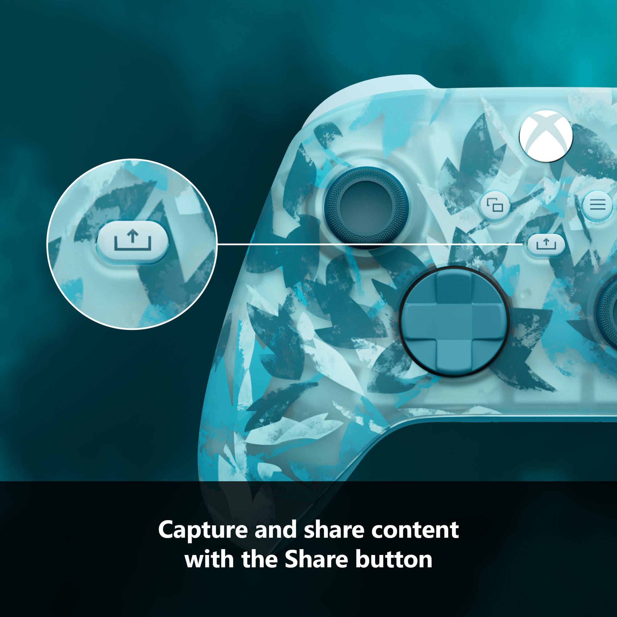 Capture and share content with the Share button