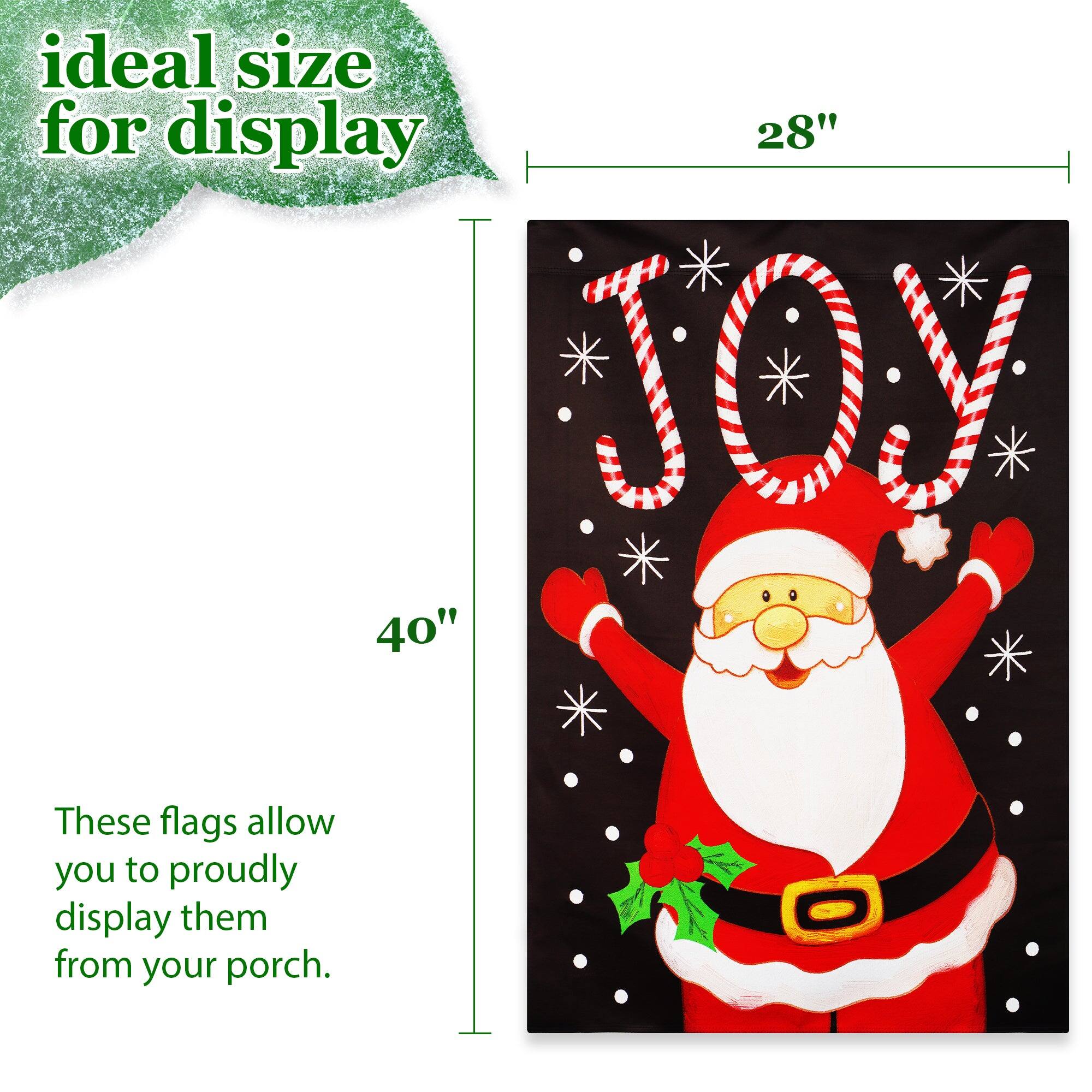Ideal size for display: 28" x 40"  
These flags allow you to proudly display them from your porch.