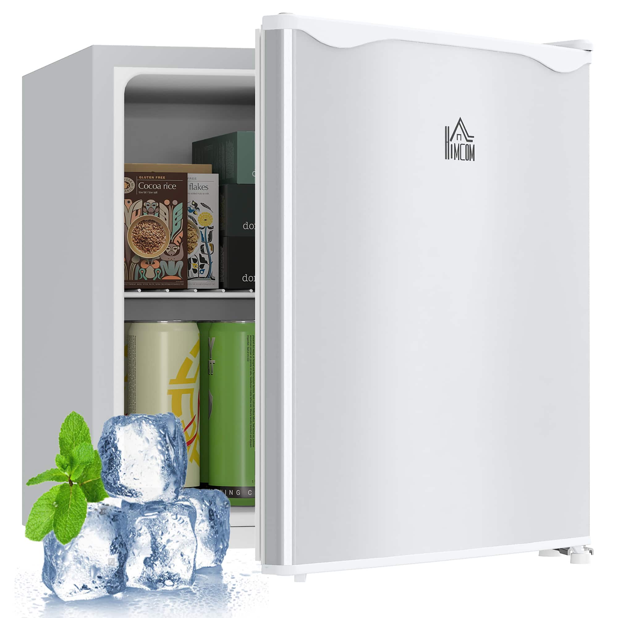 Homcom - Cu.Ft Countertop Mini Freezer - White