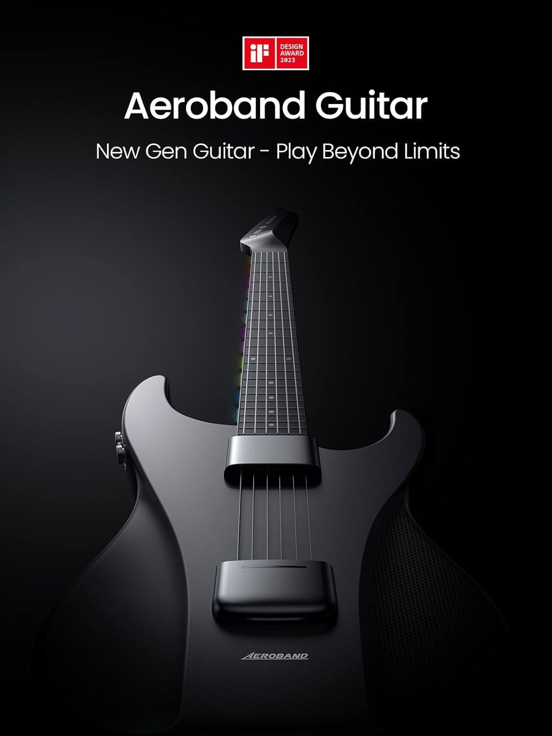 AeroBand Guitar Black AeroBand Guitar - Best Buy
