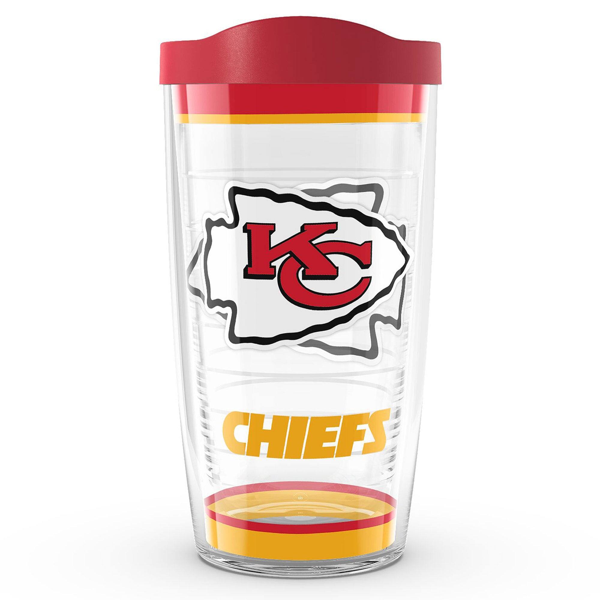 Front. Tervis - Kansas City Chiefs 16oz. Tradition Classic Tumbler - Multicolor.