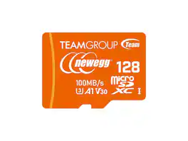 Team Group - Team Newegg 128GB microSDXC A1 Card Model TUSDX128GIV30A172