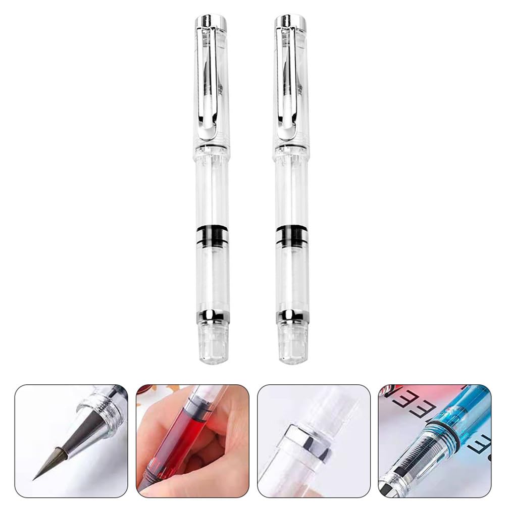 Paradigms Interiors Stationery Fountain Pen Student Refillable Plastic ...