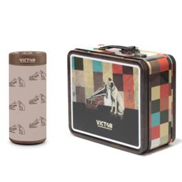 Victor Audio - Bluetooth Speaker with Retro Lunchbox Combo