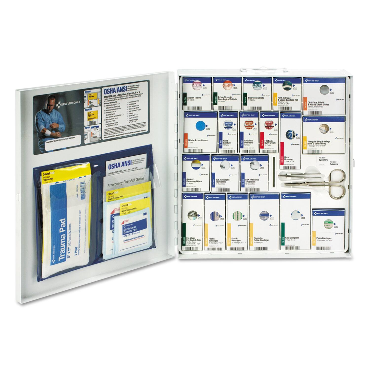 OSHA ANSI  
FIRST AID ONLY  
Emergency First Aid Guide  
Smart Pad  
Trauma Pad  
72.3" x 72.3"