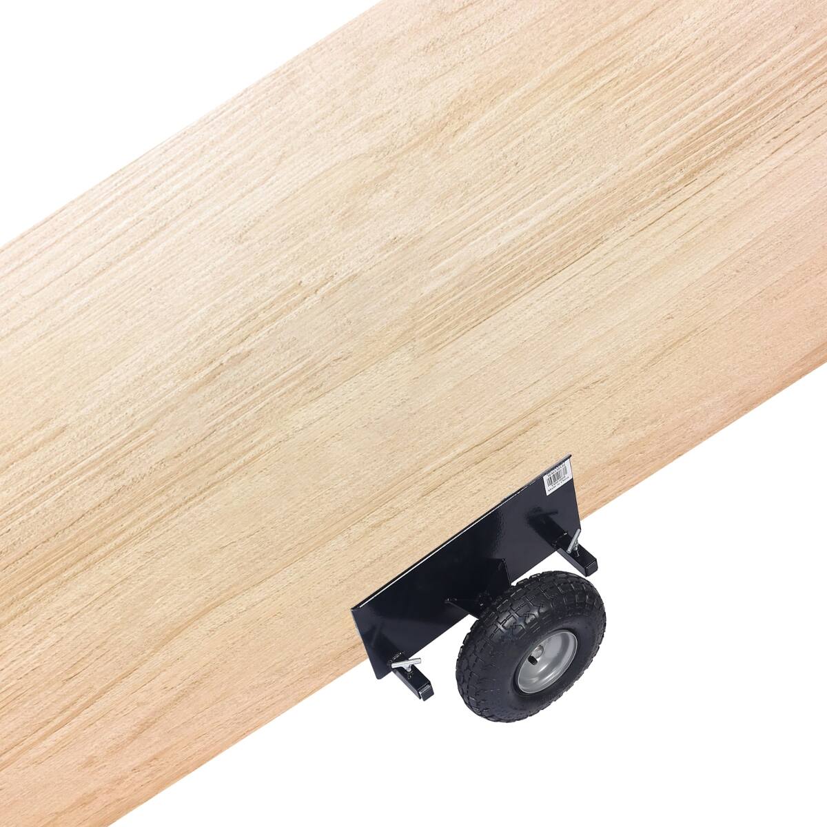 Alt View 3. Ropilly - Ropilly 600 lb panel dolly with 10 inch pneumatic wheels for doors and panels - Black.